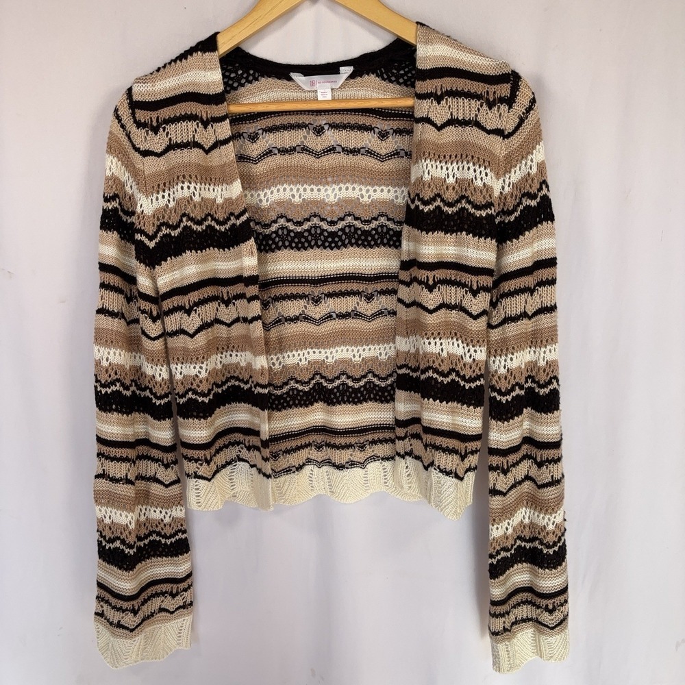 No Boundaries Y2K Fairy Grunge Open Knit Cardigan Womens Jrs Small Western Boho